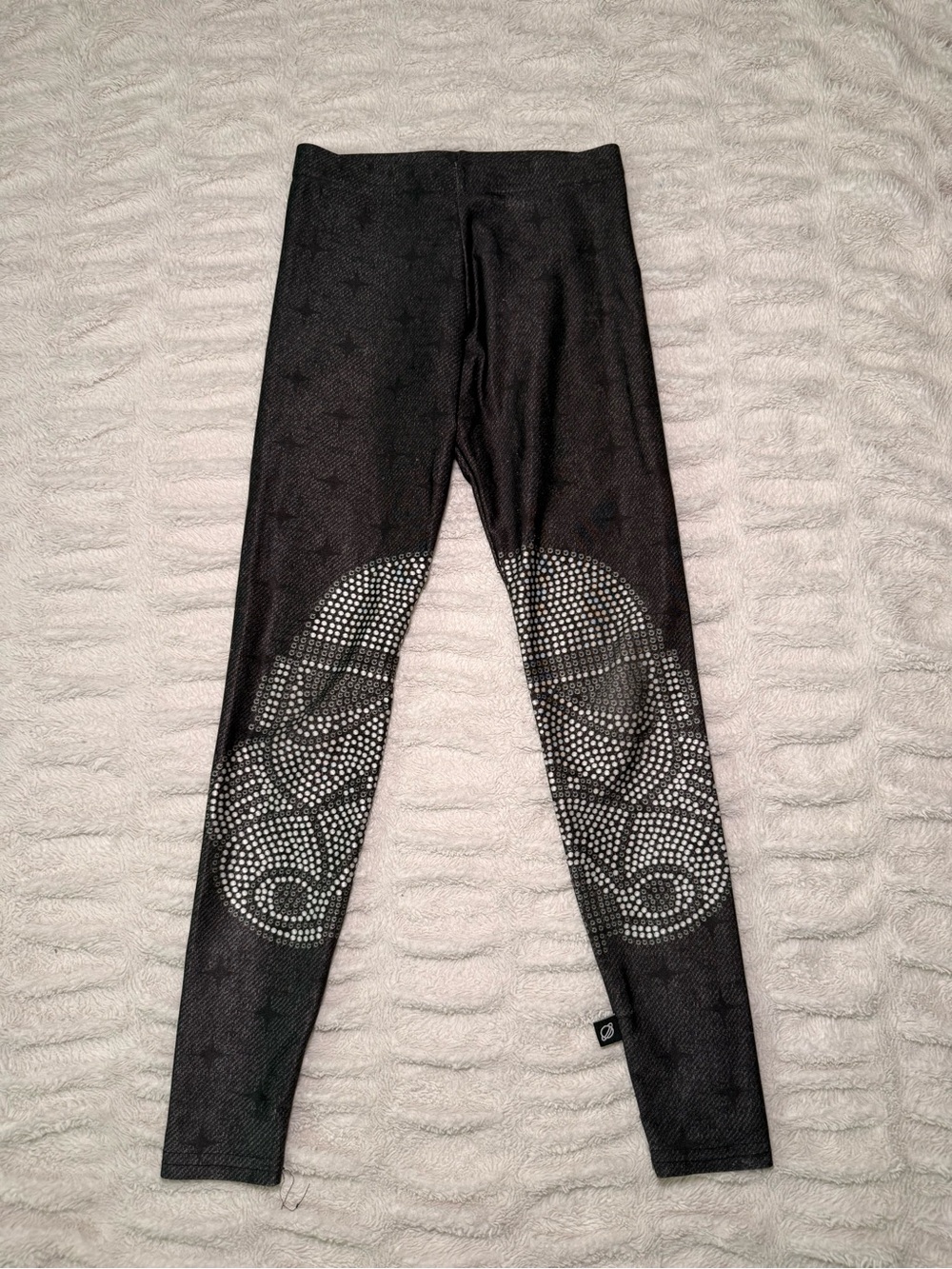 Kids Star Wars Black Graphic Leggings Size L